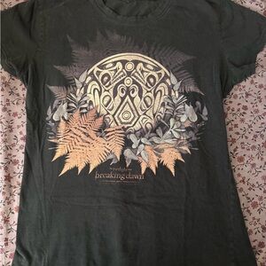 Breaking Dawn Graphic Women's Black Tee